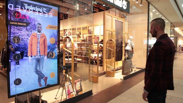 Magic mirrors allow consumers to virtually try on apparel